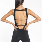 Koral Intact Blackout Jumpsuit Black Spor Tulum