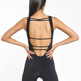 Koral Intact Blackout Jumpsuit Black Spor Tulum