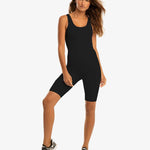 Koral Intact Blackout Jumpsuit Black Spor Tulum