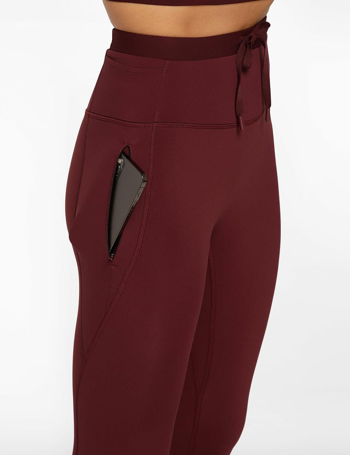 Lorna Jane Keep Up Multi Pockets No Ride Ankle Biter Leggings Tayt