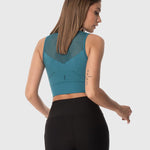 Superstacy Knit Spor Büstiyer - Petrol Rengi