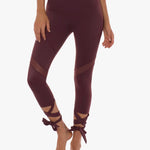 Lurv Sportswear Last Dance Tie Wine Kapri Spor Tayt