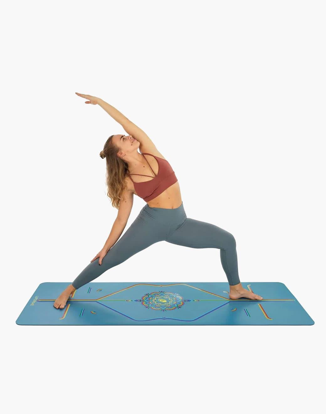 Liforme Liforme Blue Sky Rainbow 4.2mm Yoga Matı
