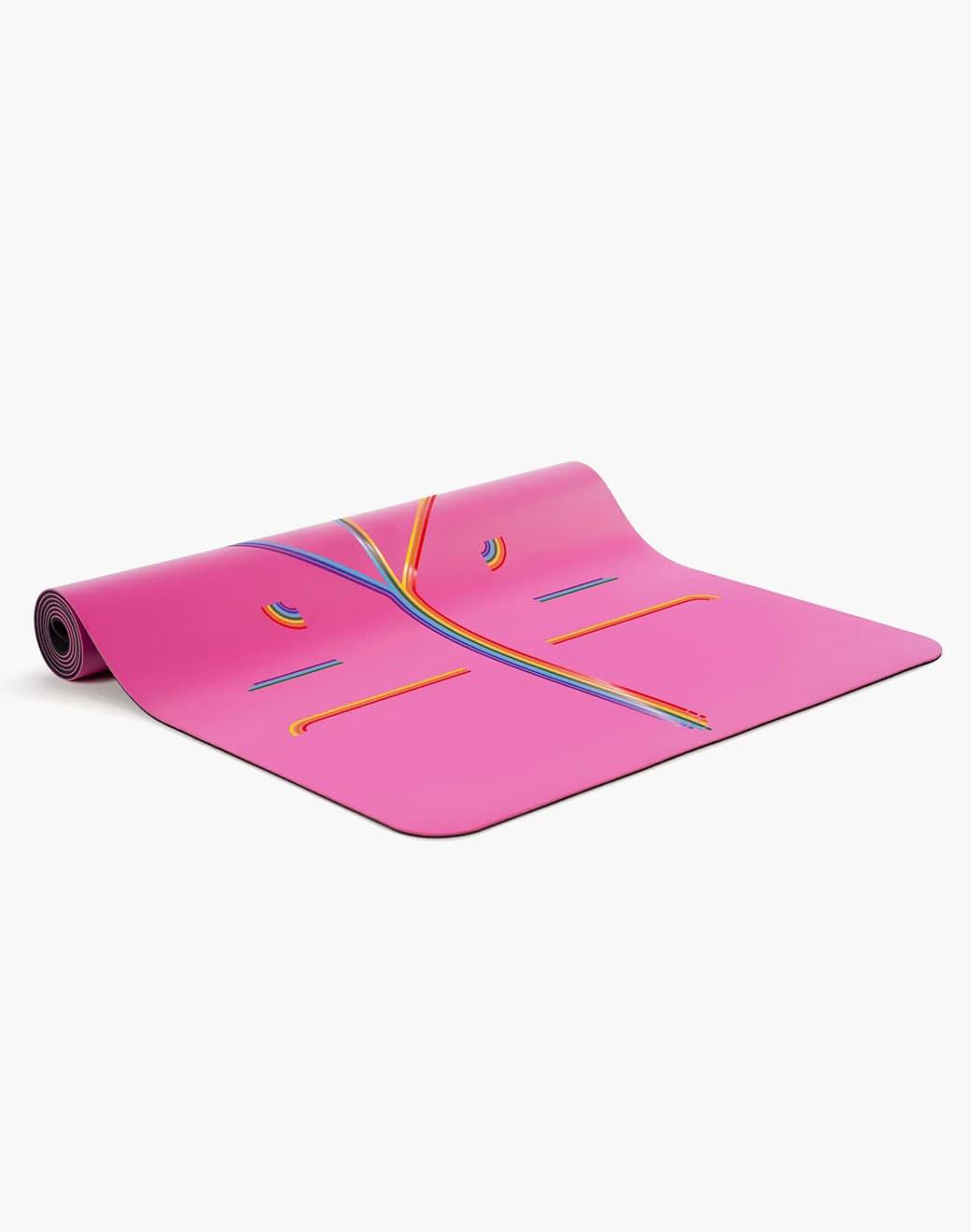 Liforme Liforme Grateful Pink Rainbow 2mm Travel Mat
