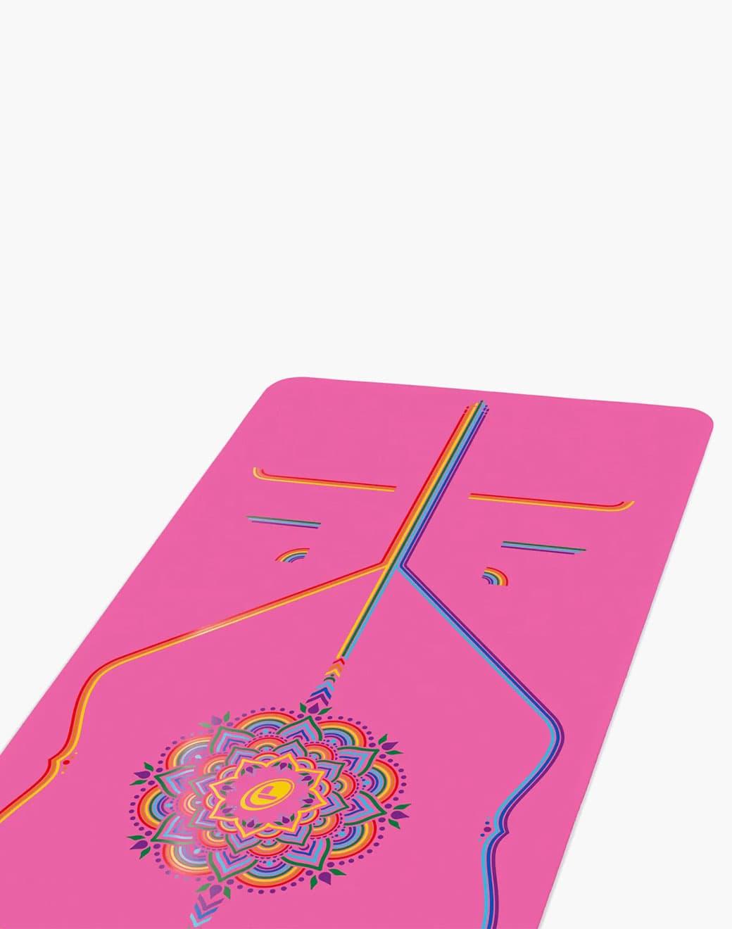 Liforme Liforme Grateful Pink Rainbow 2mm Travel Mat