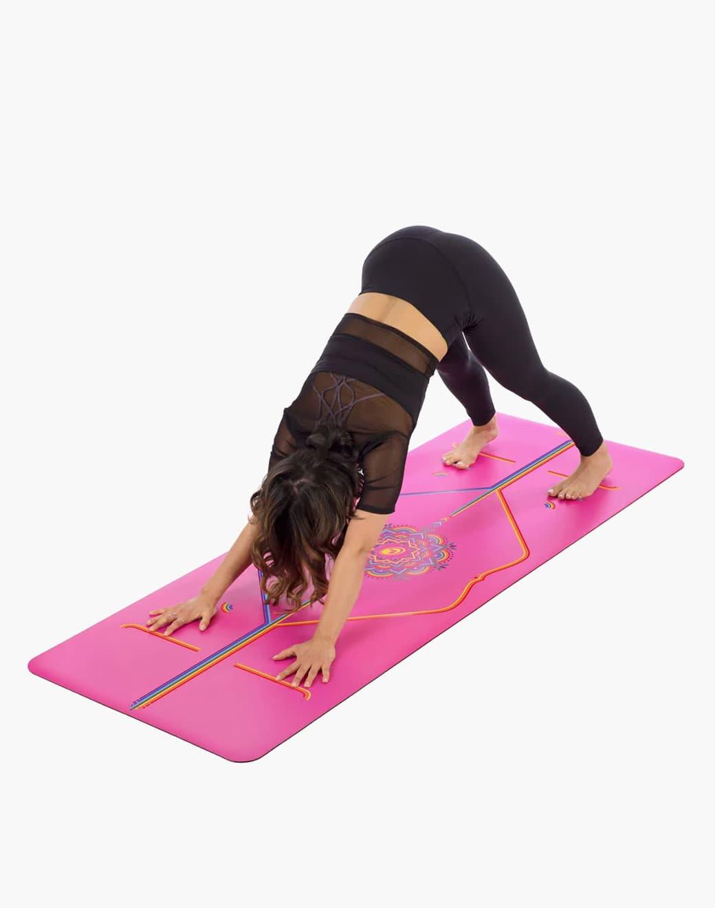 Liforme Liforme Grateful Pink Rainbow 4.2mm Yoga Matı