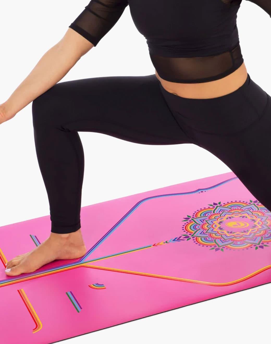 Liforme Liforme Grateful Pink Rainbow 4.2mm Yoga Matı