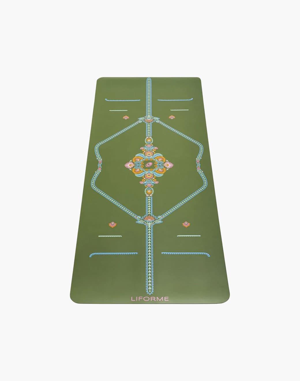 Liforme Liforme Mindful Garden Olive 2mm Travel Mat