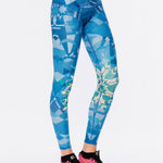 Teeki Lightning in a Bottle Desenli Spor Tayt