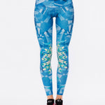 Teeki Lightning in a Bottle Desenli Spor Tayt