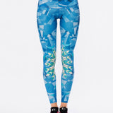 Teeki Lightning in a Bottle Desenli Spor Tayt