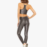 Koral Lustrous High Rise Leopard Lead Spor Tayt
