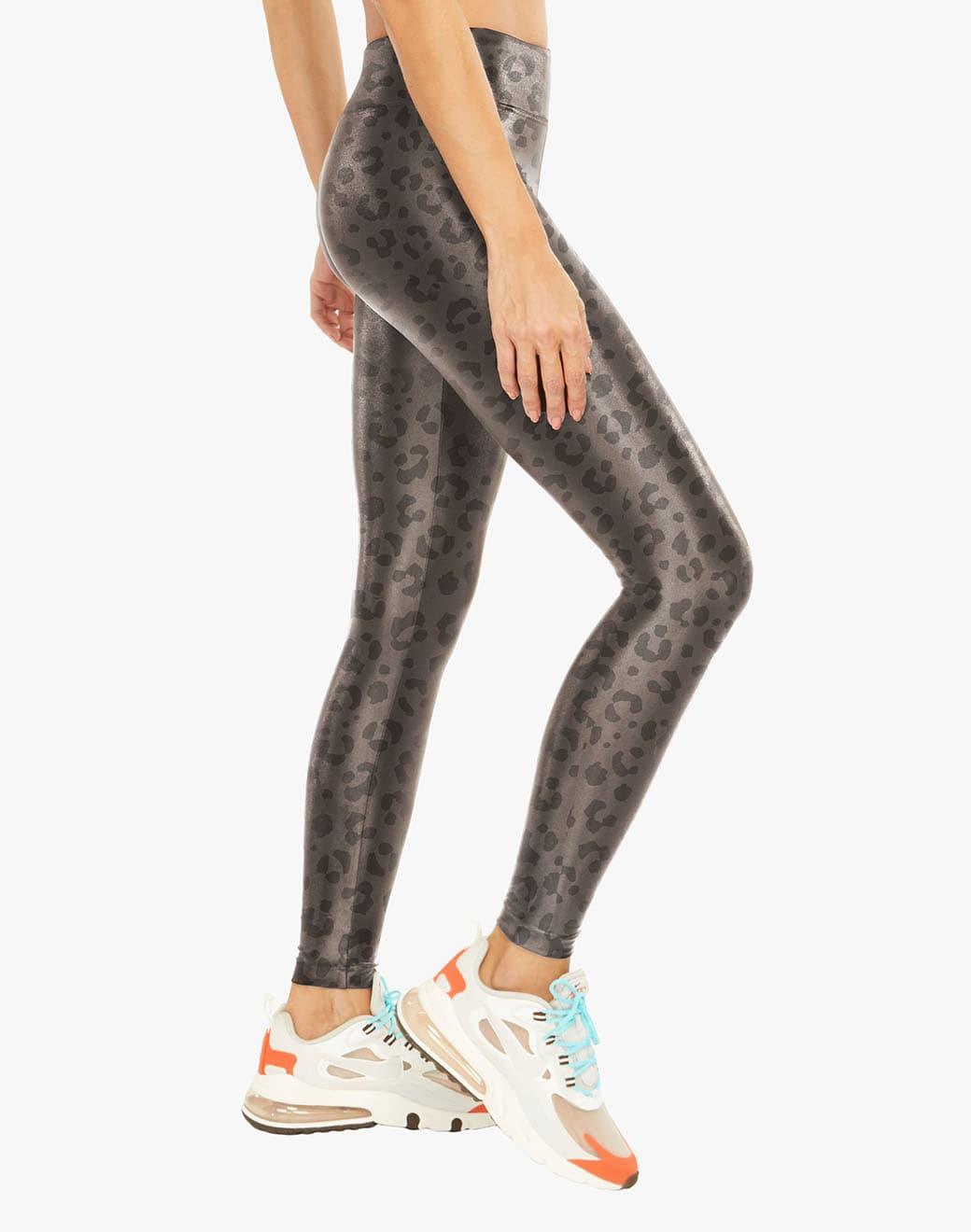 Koral Lustrous High Rise Leopard Lead Spor Tayt