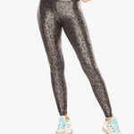 Koral Lustrous High Rise Leopard Lead Spor Tayt