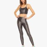 Koral Lustrous High Rise Leopard Lead Spor Tayt