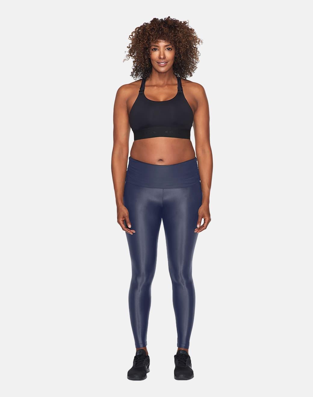 Koral Lustrous Maternity Legging Midnight Blue Hamile Tayt