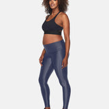 Koral Lustrous Maternity Legging Midnight Blue Hamile Tayt