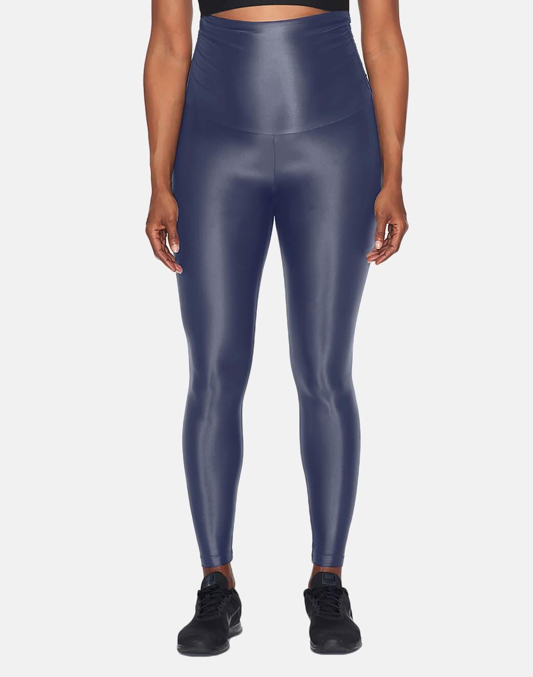 Koral Lustrous Maternity Legging Midnight Blue Hamile Tayt