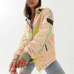 P.E Nation Man Down Jacket in Rock Print Spor Ceket