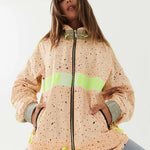 P.E Nation Man Down Jacket in Rock Print Spor Ceket