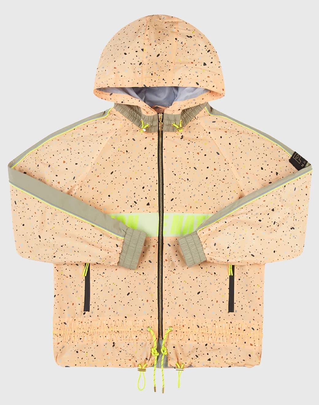 P.E Nation Man Down Jacket in Rock Print Spor Ceket