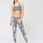 Varley Margot Silver Croc Sporcu Sütyeni