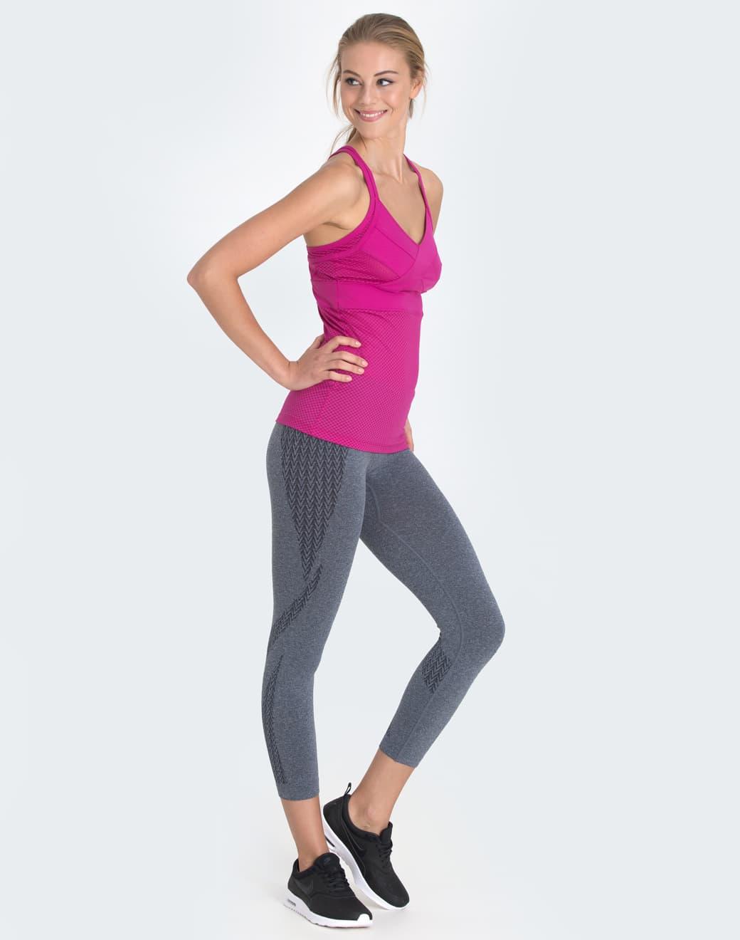 Lorna Jane Mercedes Crop Seamless Spor Tayt