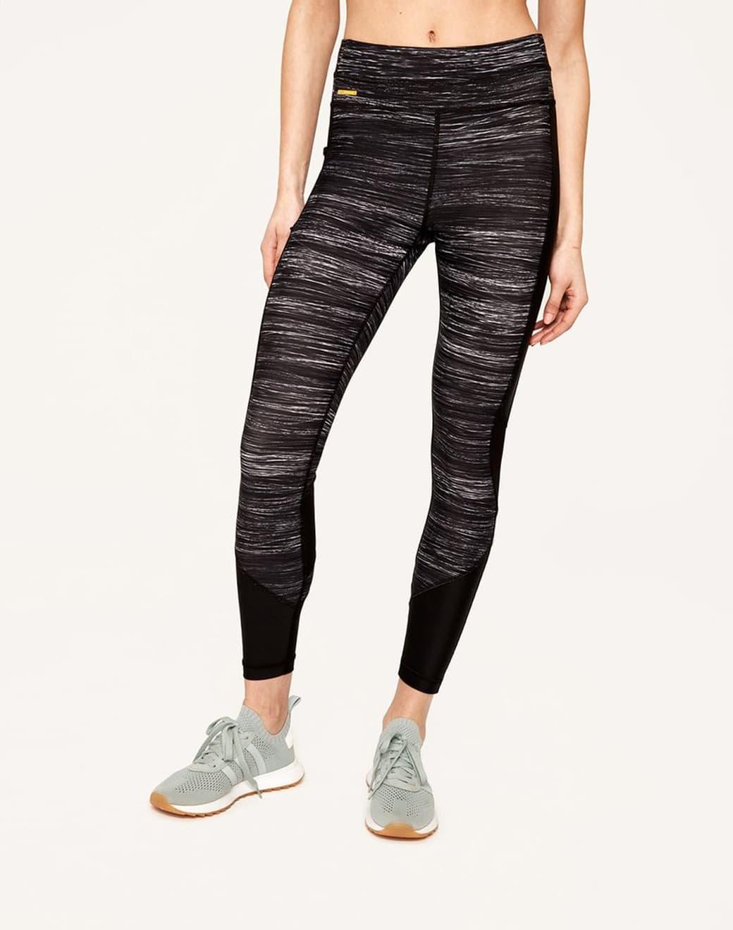 Lole Mid Rise Burst Ankle Leggings Black Riga Spor Tayt