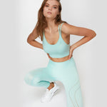 Lurv Sportswear Mystify Seamless 3/4 Legging Mint Dikişsiz Tayt