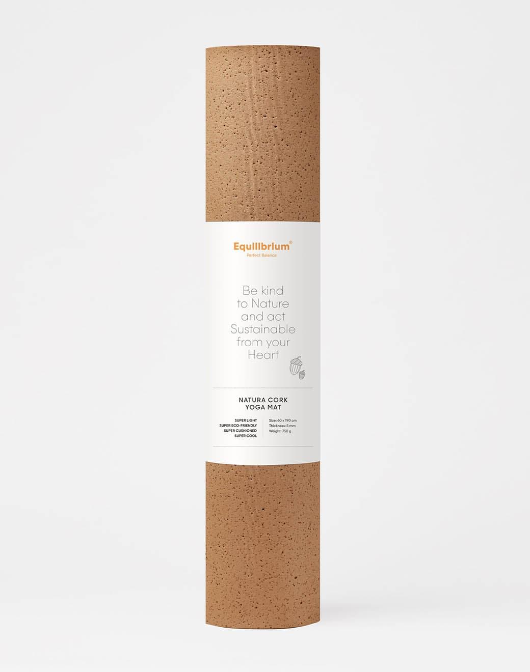 Equilibrium Natura Cork Mat 5mm Yoga Matı