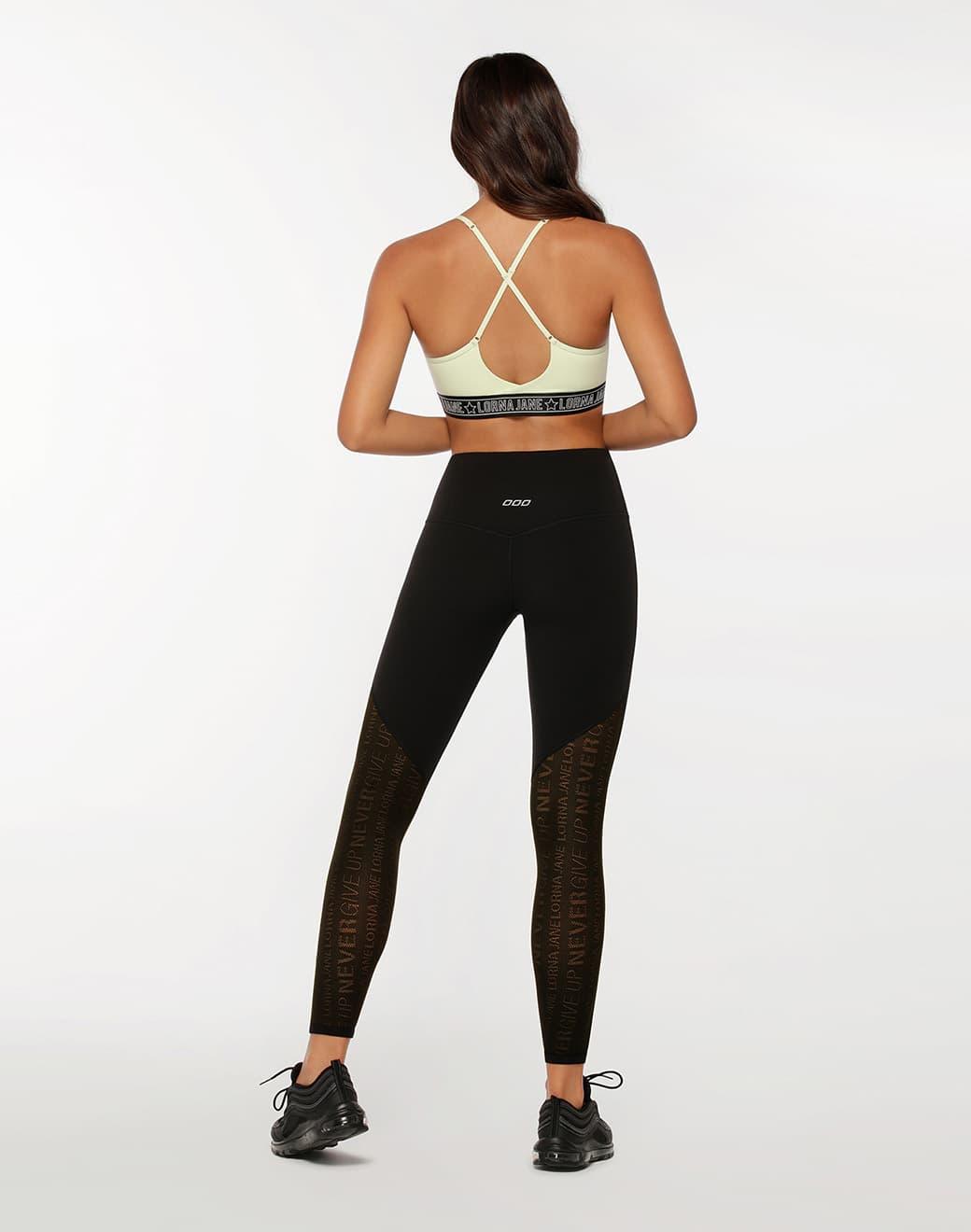 Lorna Jane Never Give Up Booty Full Length Leggings Tayt