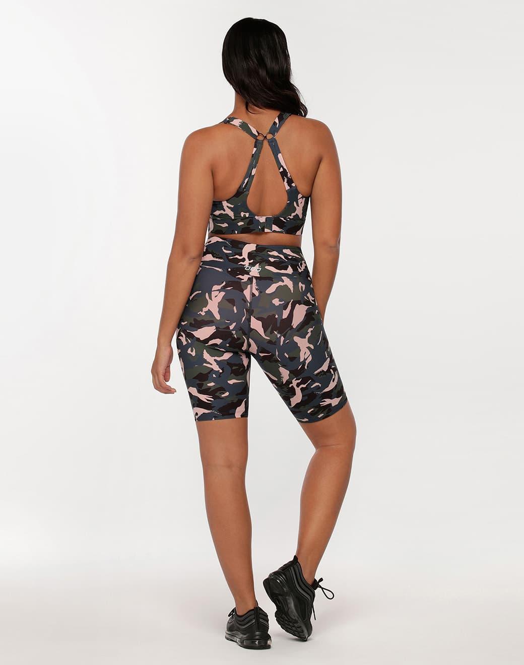 Lorna Jane Off Duty Camo Bike Short Bisiklet Taytı