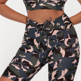 Lorna Jane Off Duty Camo Bike Short Bisiklet Taytı