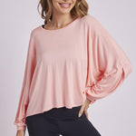 Onzie Om Top Peach Quartz Sweatshirt
