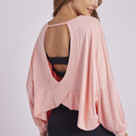 Onzie Om Top Peach Quartz Sweatshirt