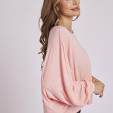 Onzie Om Top Peach Quartz Sweatshirt