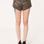 Lurv Sportswear P.S I Love You Olive Spor Şort
