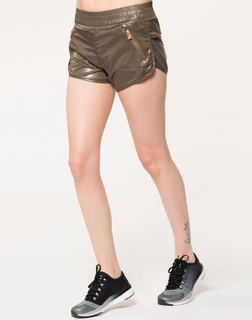 Lurv Sportswear P.S I Love You Olive Spor Şort