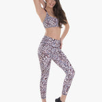 Varley Pacific Rose Leopard Compression Spor Tayt
