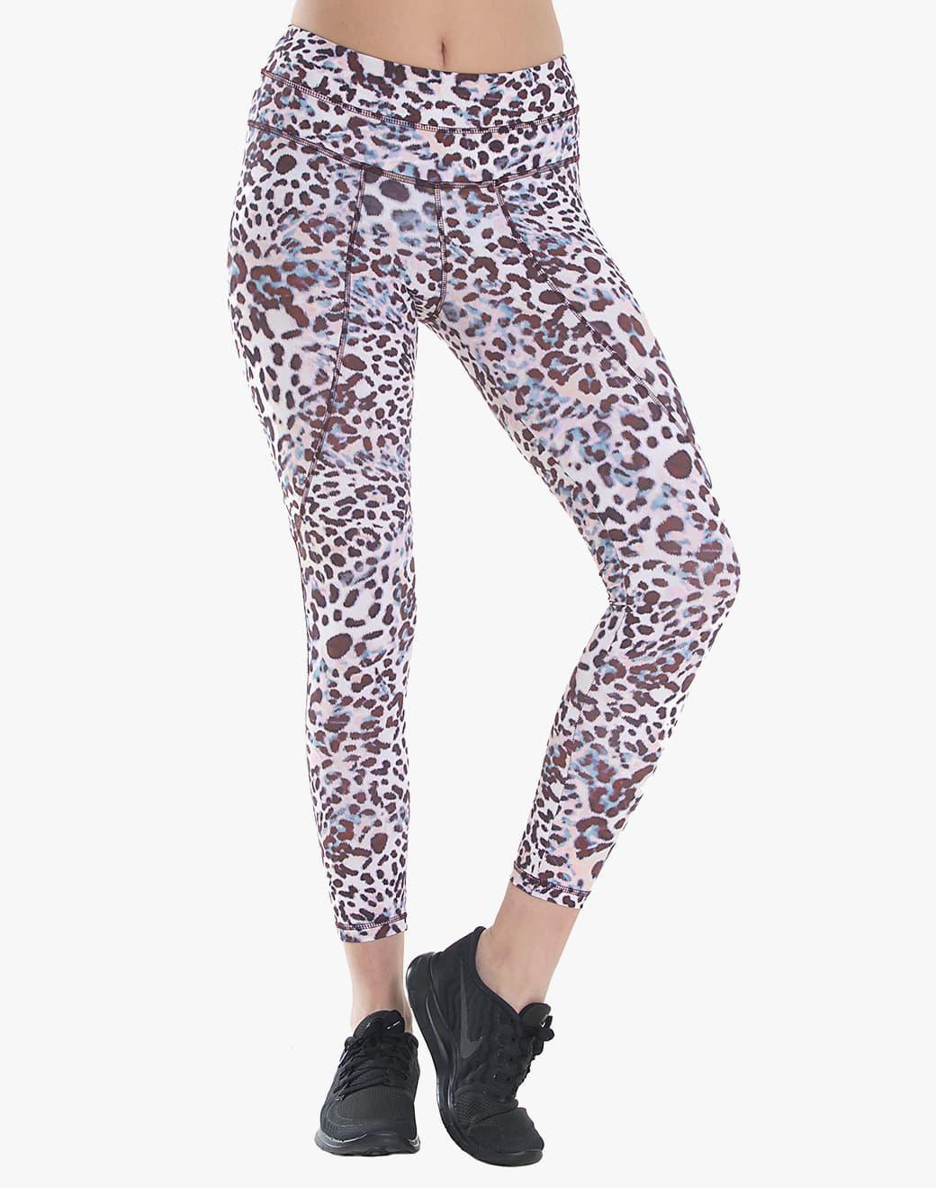 Varley Pacific Rose Leopard Compression Spor Tayt