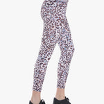 Varley Pacific Rose Leopard Compression Spor Tayt