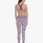 Varley Pacific Rose Leopard Compression Spor Tayt