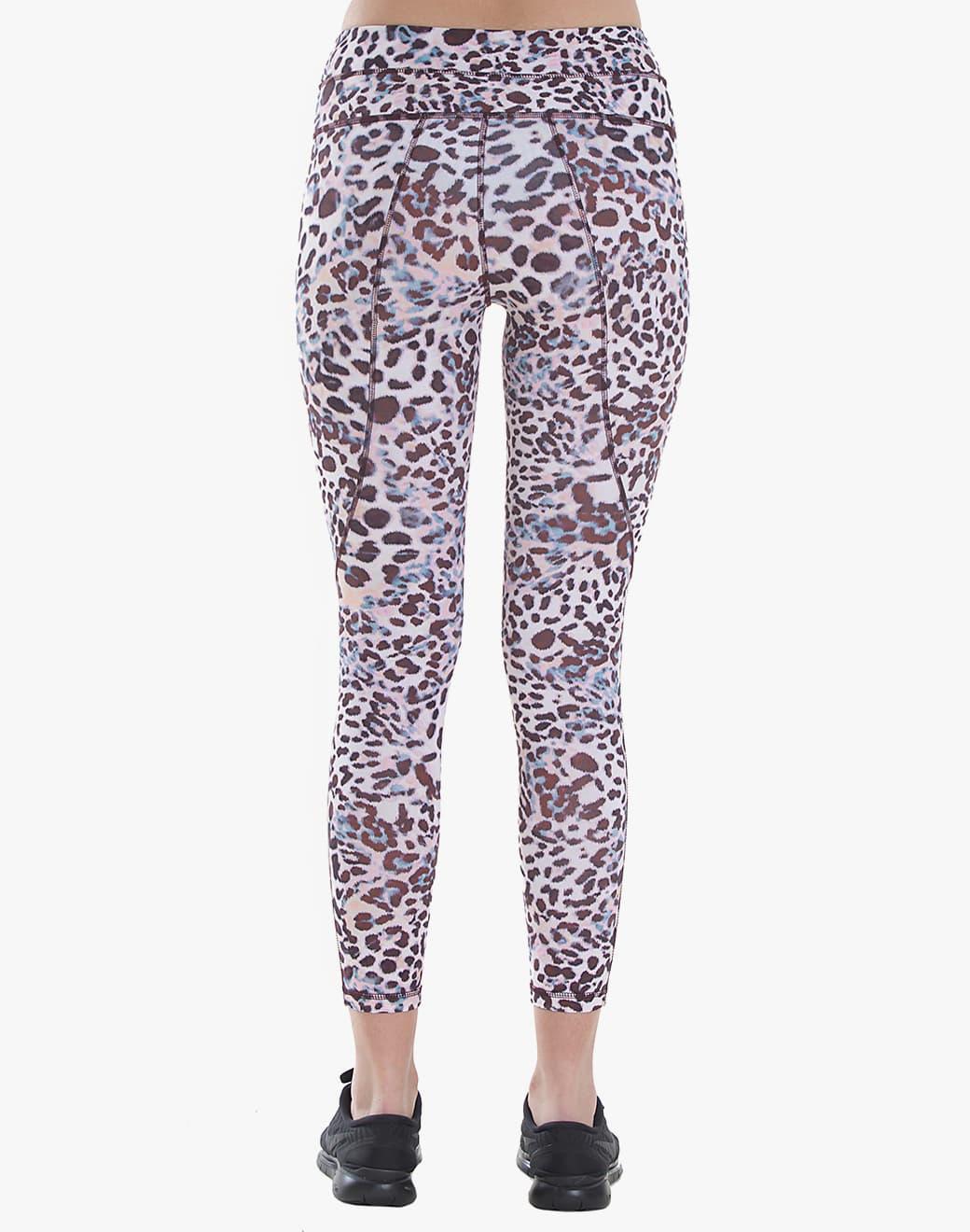 Varley Pacific Rose Leopard Compression Spor Tayt