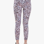 Varley Pacific Rose Leopard Compression Spor Tayt