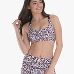 Varley Palisades Rose Leopard Sporcu Sütyeni