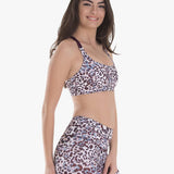 Varley Palisades Rose Leopard Sporcu Sütyeni