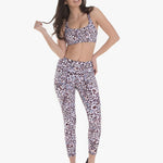 Varley Palisades Rose Leopard Sporcu Sütyeni