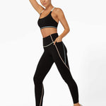 Lorna Jane Pastel Glow Recycled No Chafe Ankle Biter Leggings Tayt