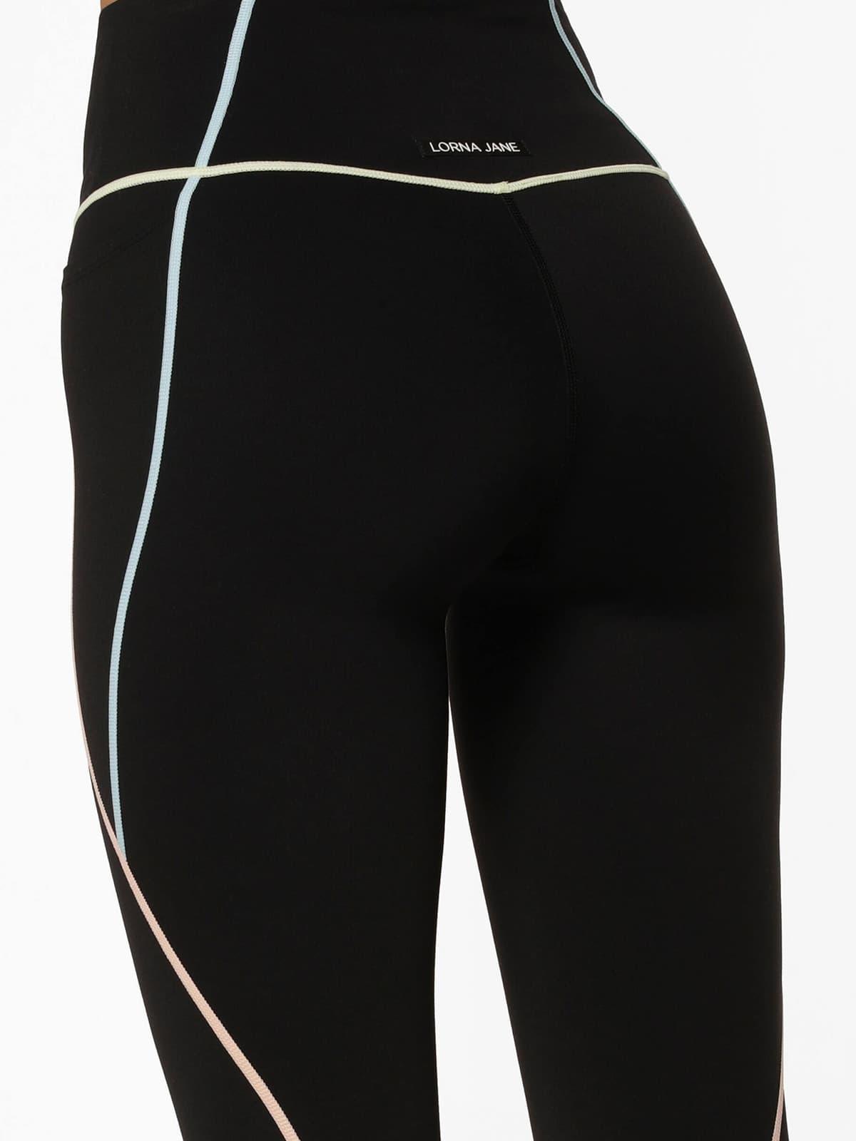 Lorna Jane Pastel Glow Recycled No Chafe Ankle Biter Leggings Tayt