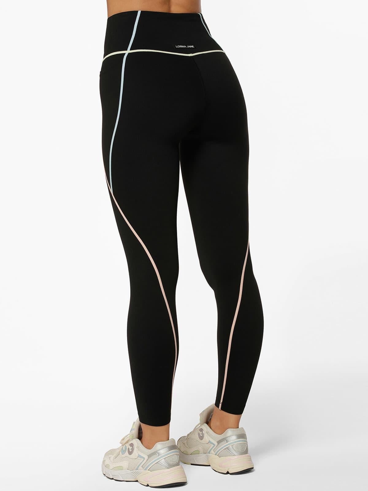 Lorna Jane Pastel Glow Recycled No Chafe Ankle Biter Leggings Tayt